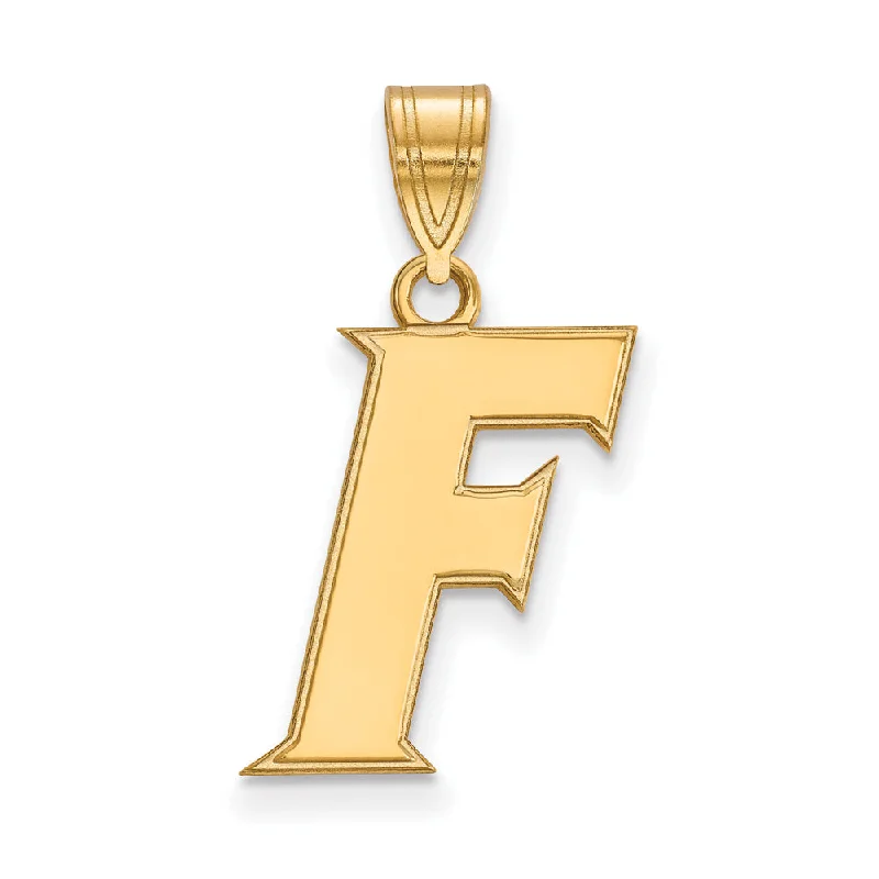 Don't Miss Our Biggest Jewelry Sale Of The Season 10k Yellow Gold U of Florida Medium Initial F Pendant