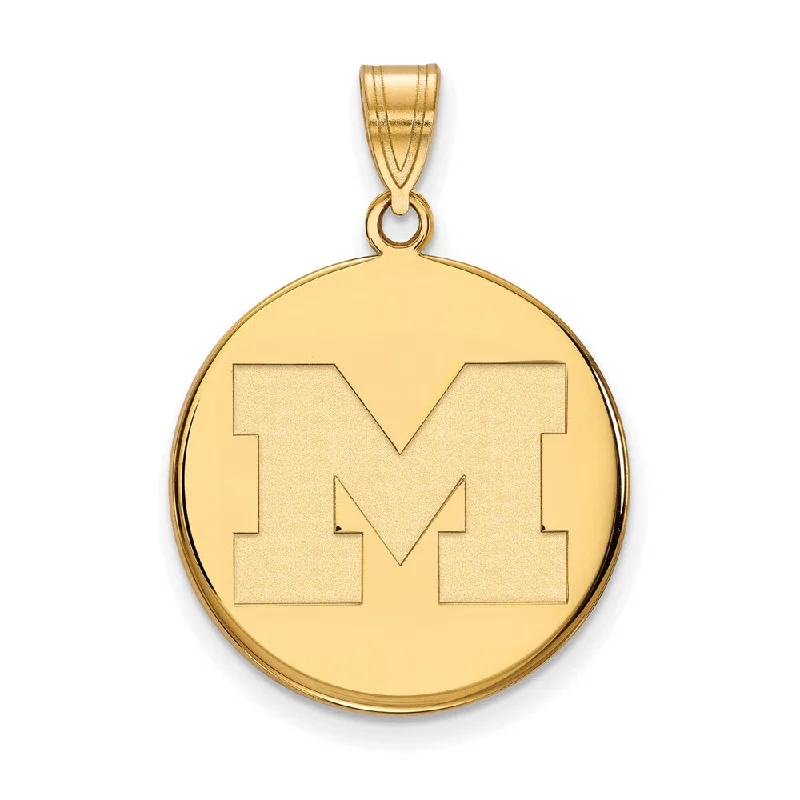 Your Dream Jewelry At Dream Prices 10k Yellow Gold U. of Michigan Large Initial M Disc Pendant Your Dream Jewelry At Dream Prices 10k Yellow Gold U. of Michigan Large Initial M Disc Pendant