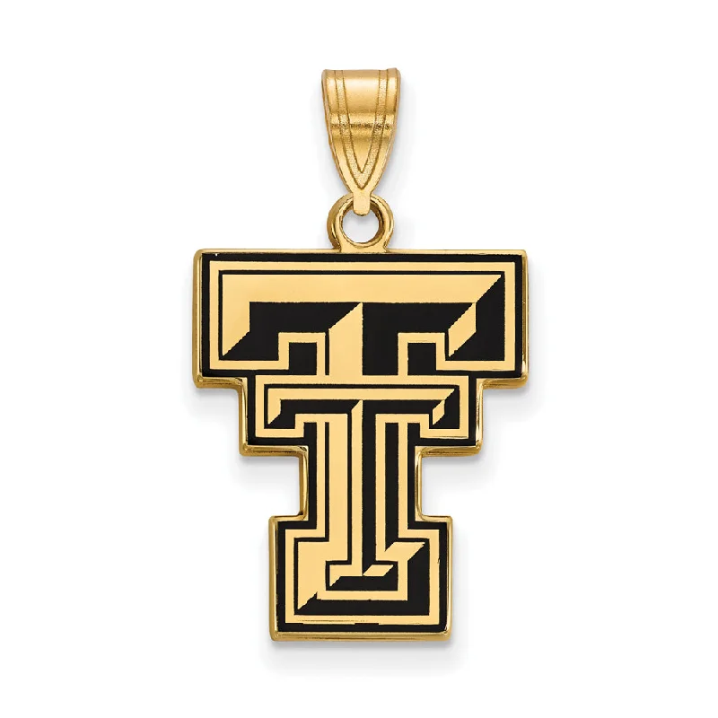 Dainty And Elegant Jewelry Now At Reduced Prices 14k Gold Plated Silver Texas Tech U. Large Enamel Pendant Dainty And Elegant Jewelry Now At Reduced Prices 14k Gold Plated Silver Texas Tech U. Large Enamel Pendant