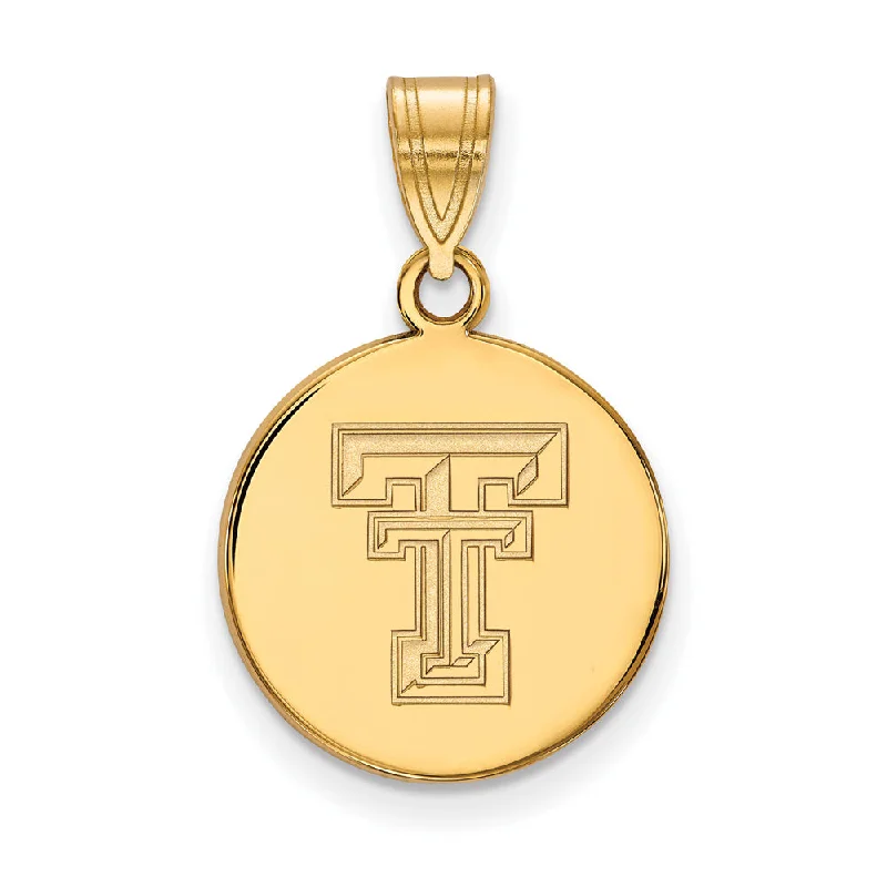 Jewelry Sale Bonanza – Grab Your Sparkle Now 14k Gold Plated Silver Texas Tech U. Medium Disc Pendant Jewelry Sale Bonanza – Grab Your Sparkle Now 14k Gold Plated Silver Texas Tech U. Medium Disc Pendant