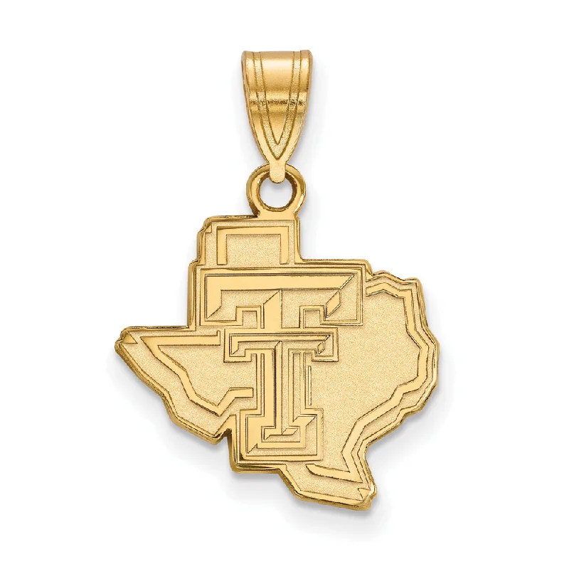 Affordable Luxury Jewelry – Style At A Great Price 14k Gold Plated Silver Texas Tech U. Medium Logo Pendant Affordable Luxury Jewelry – Style At A Great Price 14k Gold Plated Silver Texas Tech U. Medium Logo Pendant