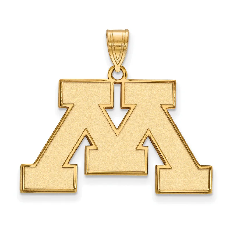 Discounted Luxury Jewelry – Shine Without The Splurge 14k Gold Plated Silver Univ. of Minnesota Large Initial M Pendant Discounted Luxury Jewelry – Shine Without The Splurge 14k Gold Plated Silver Univ. of Minnesota Large Initial M Pendant