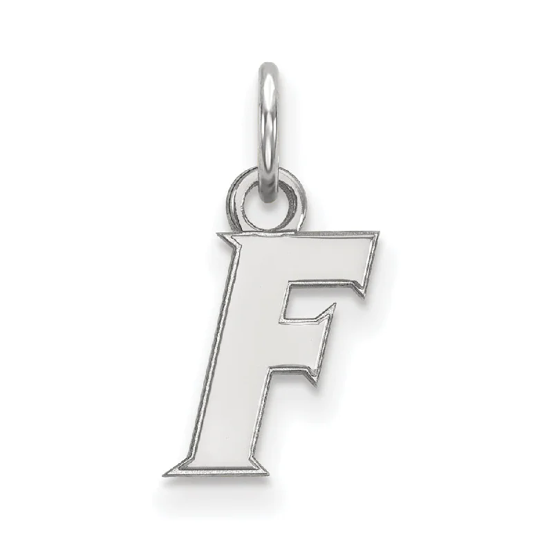 Gorgeous Jewelry, Limited-Time Savings 14k White Gold U of Florida XS (Tiny) Initial F Charm or Pendant