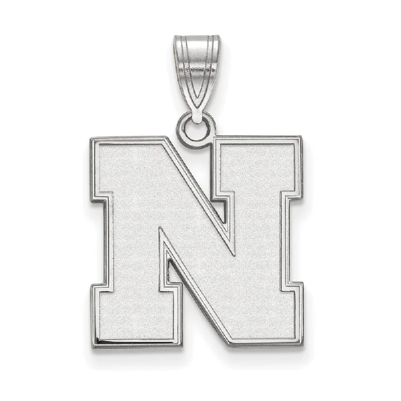 Unique Jewelry For Less – Shop The Sale Now 14k White Gold U. of Nebraska Medium Initial N Pendant Unique Jewelry For Less – Shop The Sale Now 14k White Gold U. of Nebraska Medium Initial N Pendant
