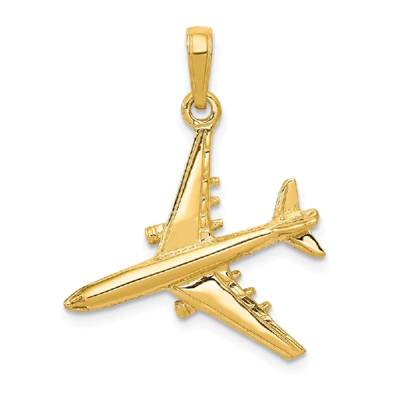 Affordable Glamour – Premium Jewelry At Special Prices 14k Yellow Gold 3D Jet Polished Pendant Affordable Glamour – Premium Jewelry At Special Prices 14k Yellow Gold 3D Jet Polished Pendant