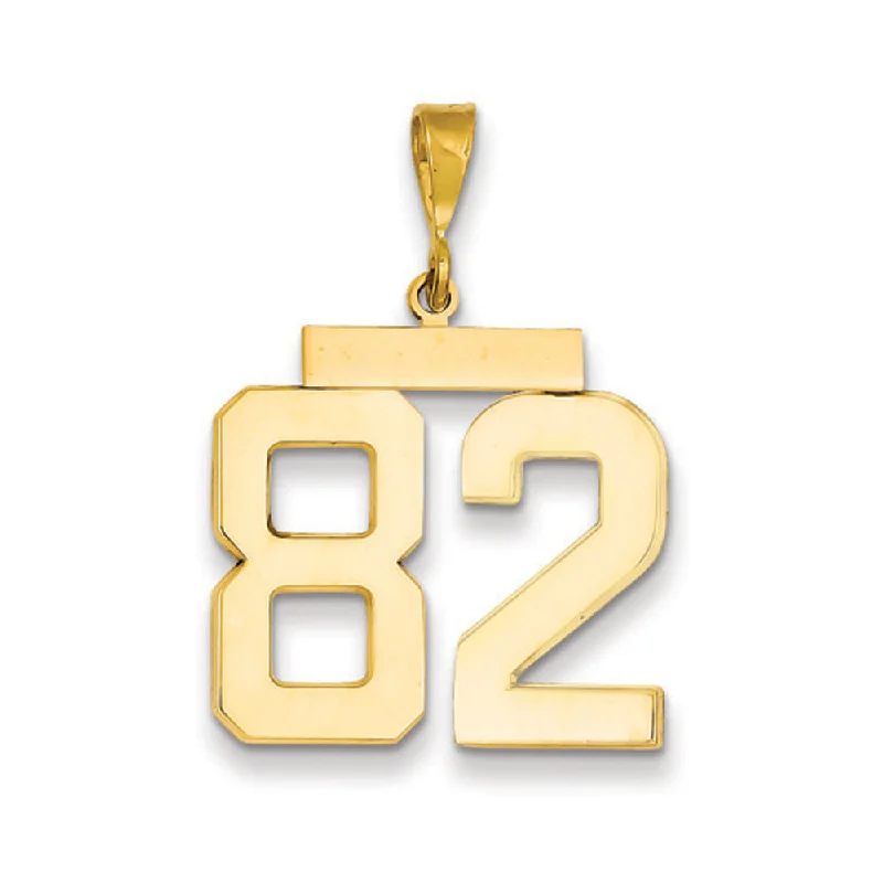 Holiday Jewelry Sale – Perfect Gifts At Great Prices 14k Yellow Gold, Athletic Collection, Large Polished Number 82 Pendant Holiday Jewelry Sale – Perfect Gifts At Great Prices 14k Yellow Gold, Athletic Collection, Large Polished Number 82 Pendant