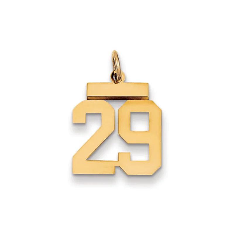 Flash Deals On Fine Jewelry – Shop Before It's Gone 14k Yellow Gold, Athletic Collection, Small Polished Number 29 Pendant Flash Deals On Fine Jewelry – Shop Before It's Gone 14k Yellow Gold, Athletic Collection, Small Polished Number 29 Pendant
