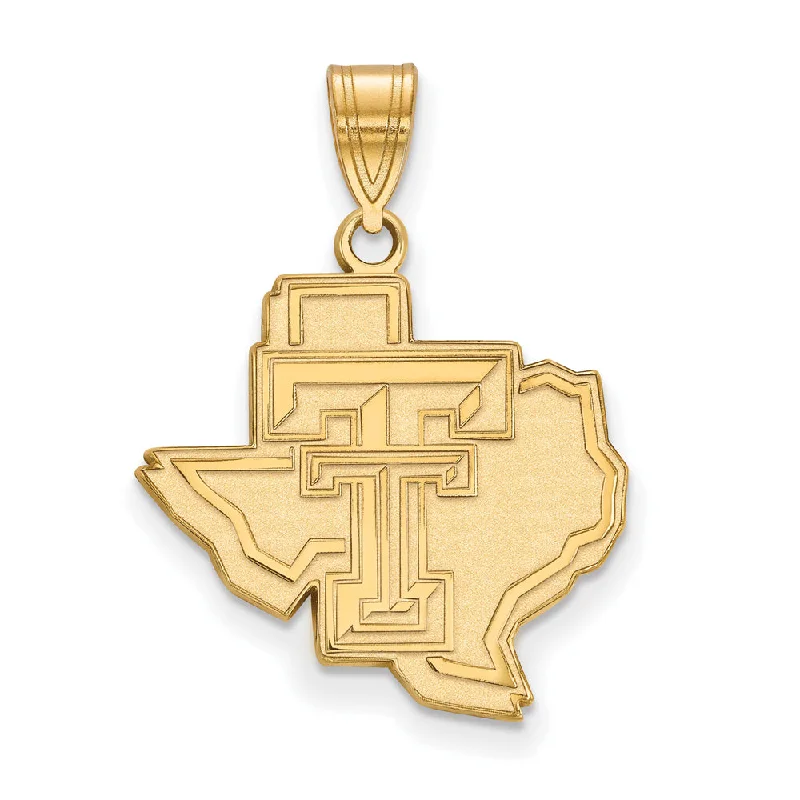 Stunning Jewelry At A Fraction Of The Price 14k Yellow Gold Texas Tech U. Large Pendant Stunning Jewelry At A Fraction Of The Price 14k Yellow Gold Texas Tech U. Large Pendant