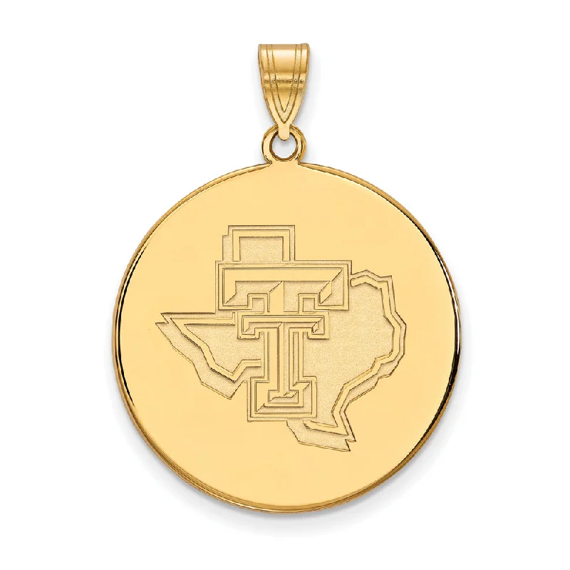 Shop Fine Jewelry With Exclusive Savings 14k Yellow Gold Texas Tech U. XL Disc Pendant Shop Fine Jewelry With Exclusive Savings 14k Yellow Gold Texas Tech U. XL Disc Pendant