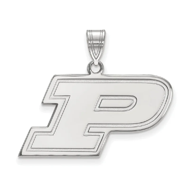 Flash Sale On Exquisite Jewelry – Don't Miss Out 10k White Gold Purdue Medium Initial P Pendant Flash Sale On Exquisite Jewelry – Don't Miss Out 10k White Gold Purdue Medium Initial P Pendant