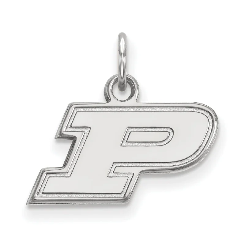 Premium Jewelry, Premium Discounts – Act Fast 10k White Gold Purdue XS Initial P Charm or Pendant Premium Jewelry, Premium Discounts – Act Fast 10k White Gold Purdue XS Initial P Charm or Pendant