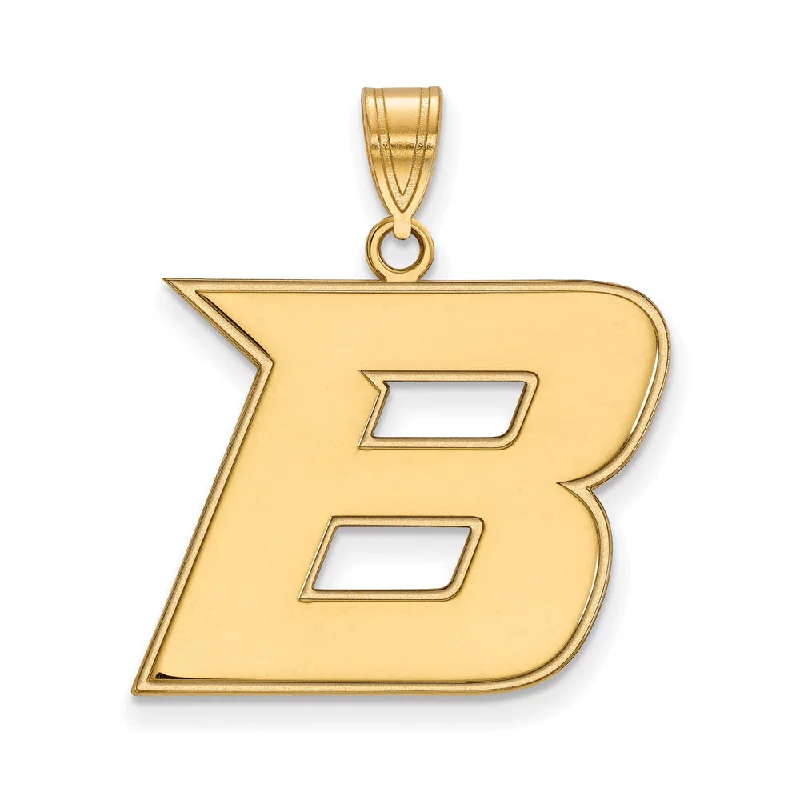 Don't Miss Out On Jaw-Dropping Jewelry Discounts 10k Yellow Gold Boise State Large Initial B Pendant Don't Miss Out On Jaw-Dropping Jewelry Discounts 10k Yellow Gold Boise State Large Initial B Pendant