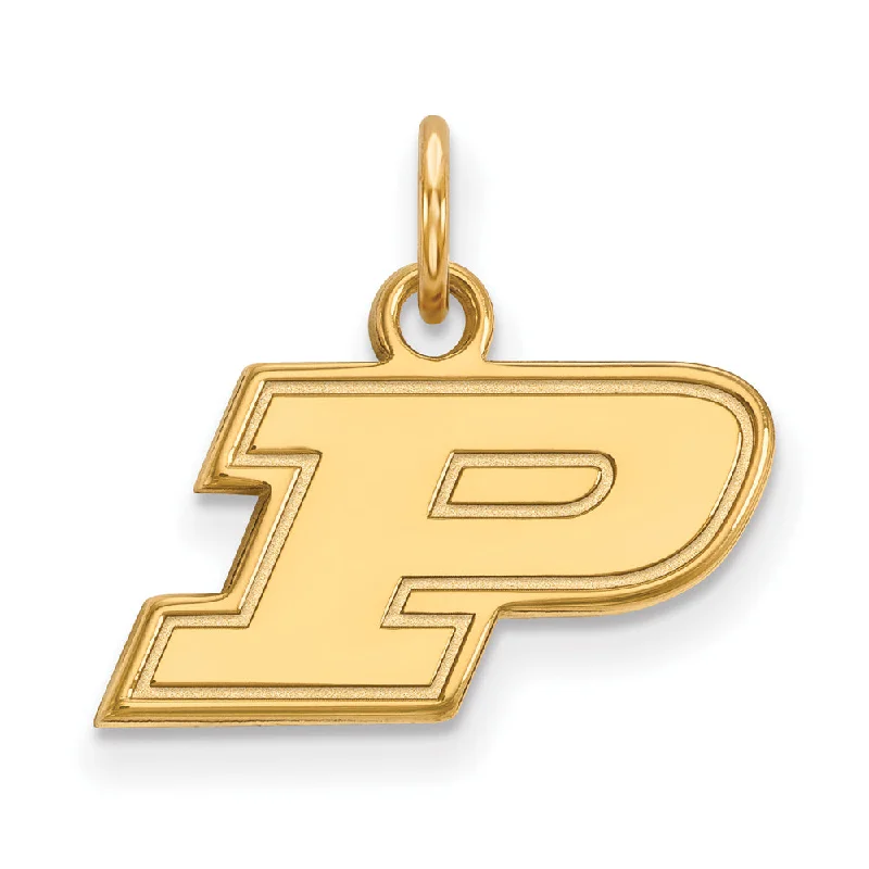 Celebrate Every Occasion With Sparkling Savings 10k Yellow Gold Purdue XS Initial P Charm or Pendant Celebrate Every Occasion With Sparkling Savings 10k Yellow Gold Purdue XS Initial P Charm or Pendant