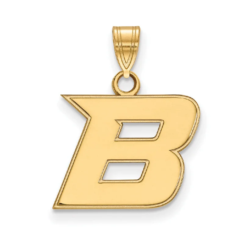 Limited-Time Jewelry Discounts – Shine Without The Splurge 14k Gold Plated Silver Boise State Small Initial B Pendant Limited-Time Jewelry Discounts – Shine Without The Splurge 14k Gold Plated Silver Boise State Small Initial B Pendant