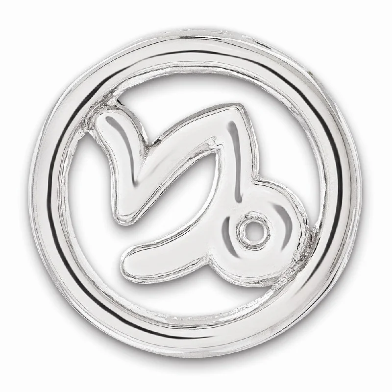 Huge Savings On Timeless Jewelry Collections Sterling Silver Stackable Expressions SM Capricorn Zodiac Slide, 12mm Huge Savings On Timeless Jewelry Collections Sterling Silver Stackable Expressions SM Capricorn Zodiac Slide, 12mm