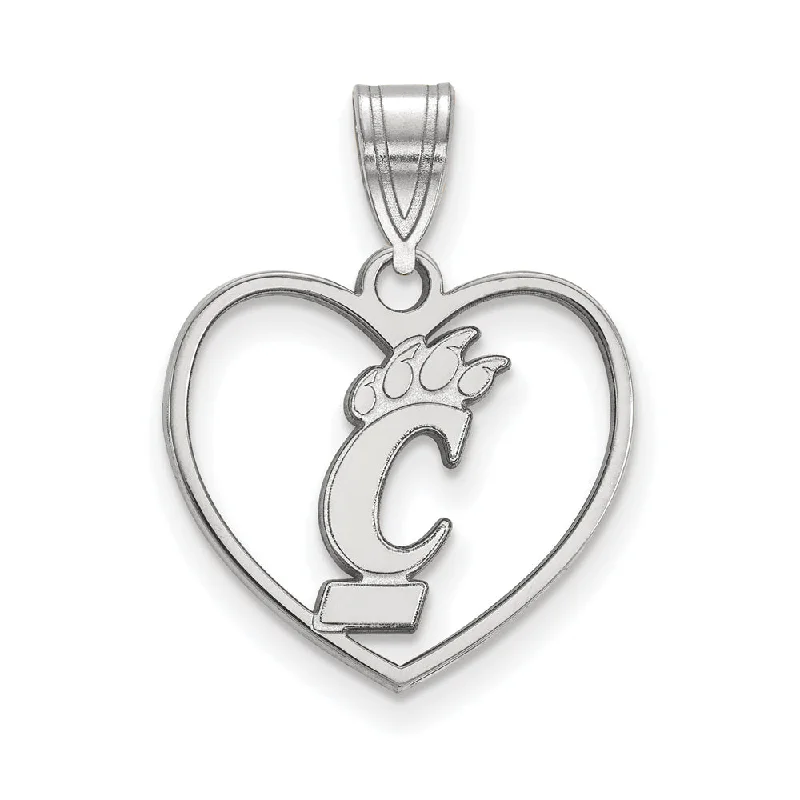 Must-Have Jewelry Pieces At Reduced Prices Sterling Silver U. of Cincinnati Heart Pendant Must-Have Jewelry Pieces At Reduced Prices Sterling Silver U. of Cincinnati Heart Pendant