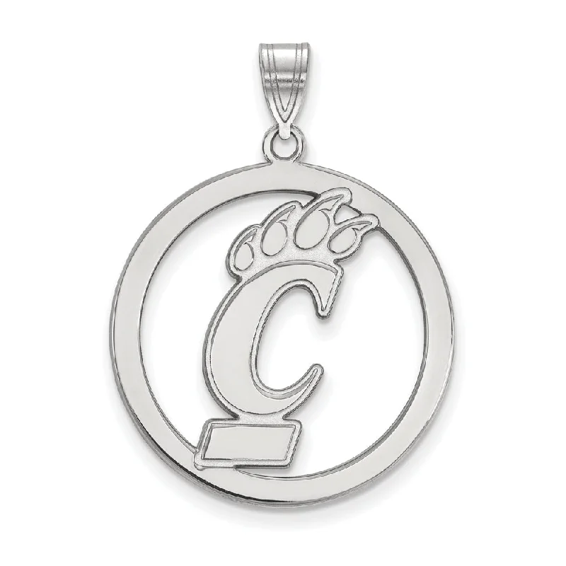 Best Jewelry Sale – Shop Exclusive Designs Now Sterling Silver U. of Cincinnati XL Circle Pendant Best Jewelry Sale – Shop Exclusive Designs Now Sterling Silver U. of Cincinnati XL Circle Pendant