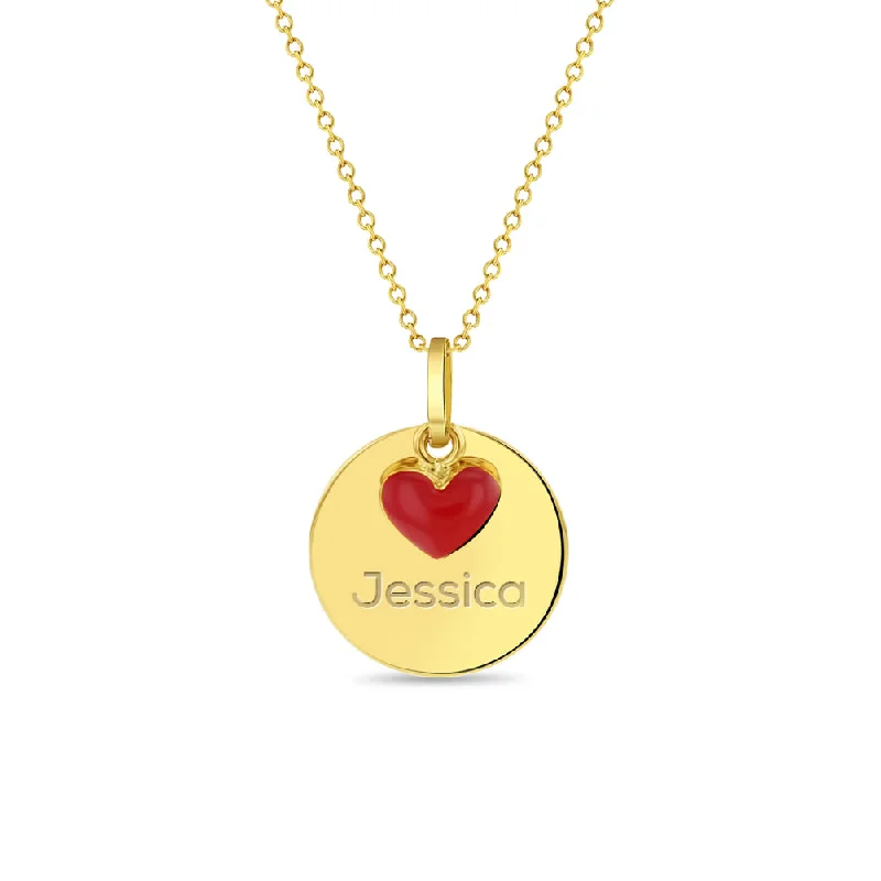 Grab Exquisite Jewelry At The Lowest Prices 14k Gold Heart Charm Medal Women's Pendant/Necklace Grab Exquisite Jewelry At The Lowest Prices 14k Gold Heart Charm Medal Women's Pendant/Necklace