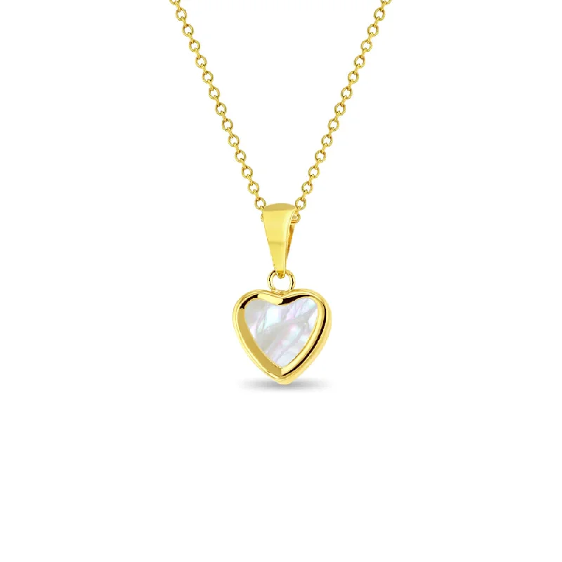 Glamorous Jewelry, Glamorous Deals – Shop Now 14k Gold Mother of Pearl Heart Women's Pendant/Necklace Glamorous Jewelry, Glamorous Deals – Shop Now 14k Gold Mother of Pearl Heart Women's Pendant/Necklace