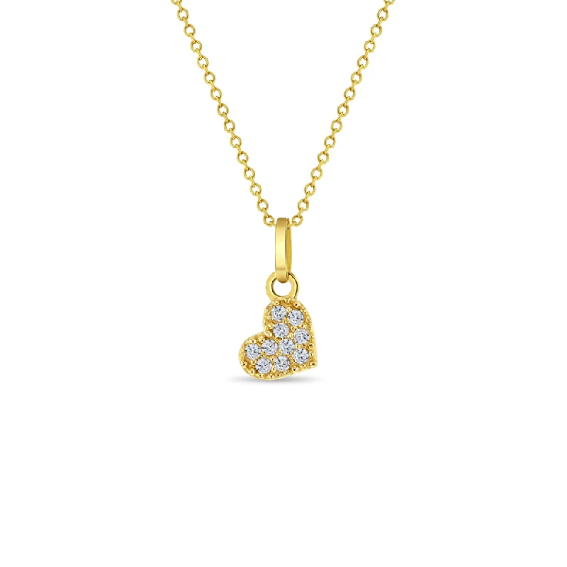 Exclusive Gemstone Jewelry Markdowns – Shop Now 14k Gold Pave Heart Women's Pendant/Necklace Exclusive Gemstone Jewelry Markdowns – Shop Now 14k Gold Pave Heart Women's Pendant/Necklace
