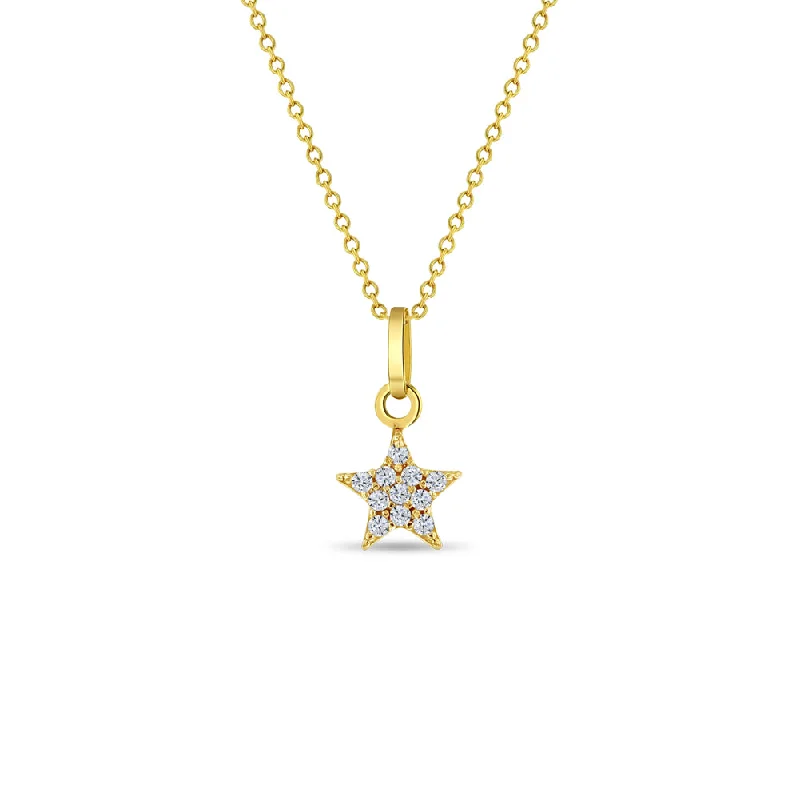 Stunning Statement Jewelry, Unbeatable Discounts 14k Gold Pave Star Women's Pendant/Necklace Stunning Statement Jewelry, Unbeatable Discounts 14k Gold Pave Star Women's Pendant/Necklace