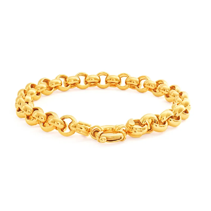 Limited Stock On Premium Jewelry At Low Prices 9ct Charming Yellow Gold Silver Filled Belcher Bracelet Limited Stock On Premium Jewelry At Low Prices 9ct Charming Yellow Gold Silver Filled Belcher Bracelet