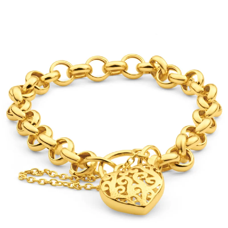 Stunning Jewelry At A Fraction Of The Price 9ct Yellow Gold Belcher Bracelet