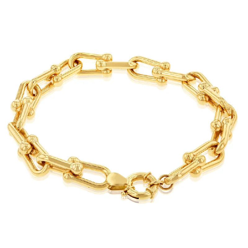 Premium Jewelry At Special Low Prices For A Limited Time 9ct Yellow Gold Chunky Links Boltring 19cm Bracelet Premium Jewelry At Special Low Prices For A Limited Time 9ct Yellow Gold Chunky Links Boltring 19cm Bracelet