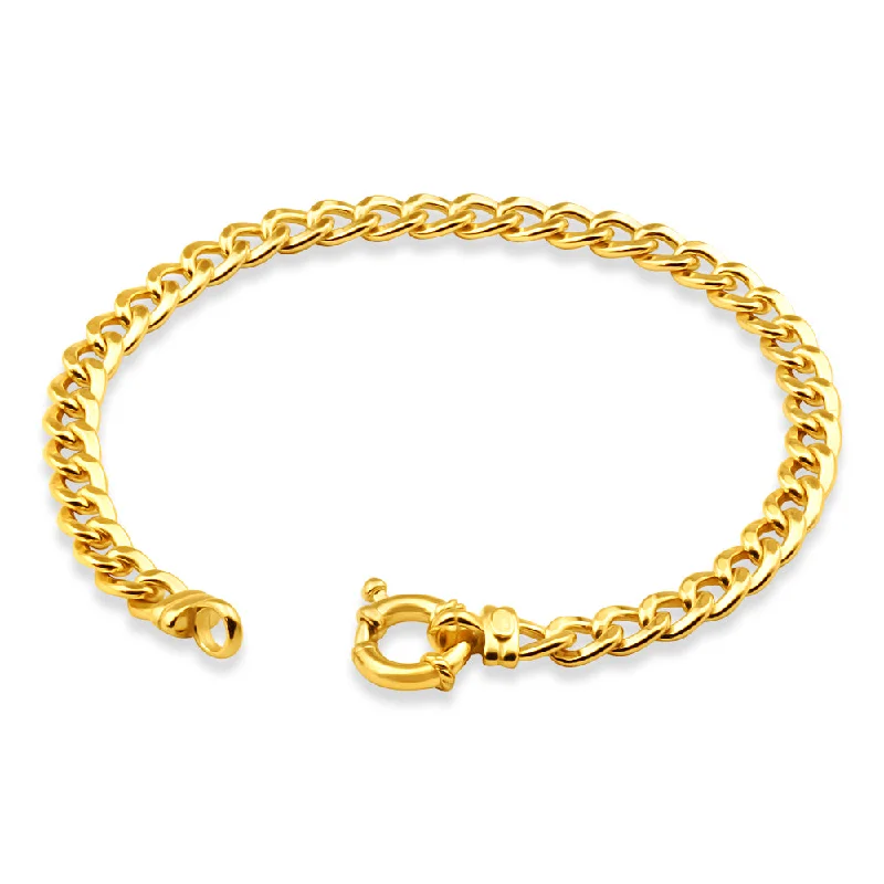 Get Your Favorite Jewelry At The Best Price 9ct Yellow Gold Copper Filled 19cm Curb Bracelet 150Gauge Get Your Favorite Jewelry At The Best Price 9ct Yellow Gold Copper Filled 19cm Curb Bracelet 150Gauge