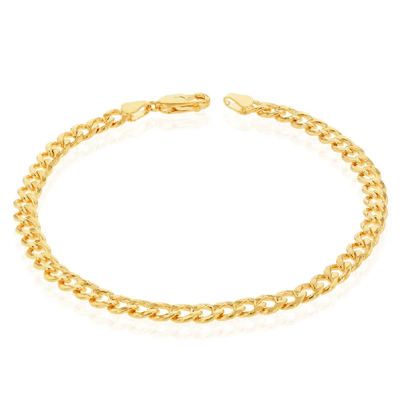 Big Discounts On Elegant Jewelry Collections 9ct Yellow Gold Silverfilled Super Flat Curb 120 Gauge 21cm Bracelet Big Discounts On Elegant Jewelry Collections 9ct Yellow Gold Silverfilled Super Flat Curb 120 Gauge 21cm Bracelet