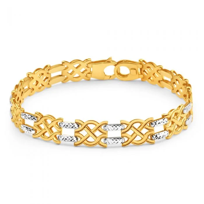 Limited-Time Jewelry Sale – Don't Miss These Deals 9ct Yellow Gold & White Gold Dazzling Fancy Bracelet Limited-Time Jewelry Sale – Don't Miss These Deals 9ct Yellow Gold & White Gold Dazzling Fancy Bracelet