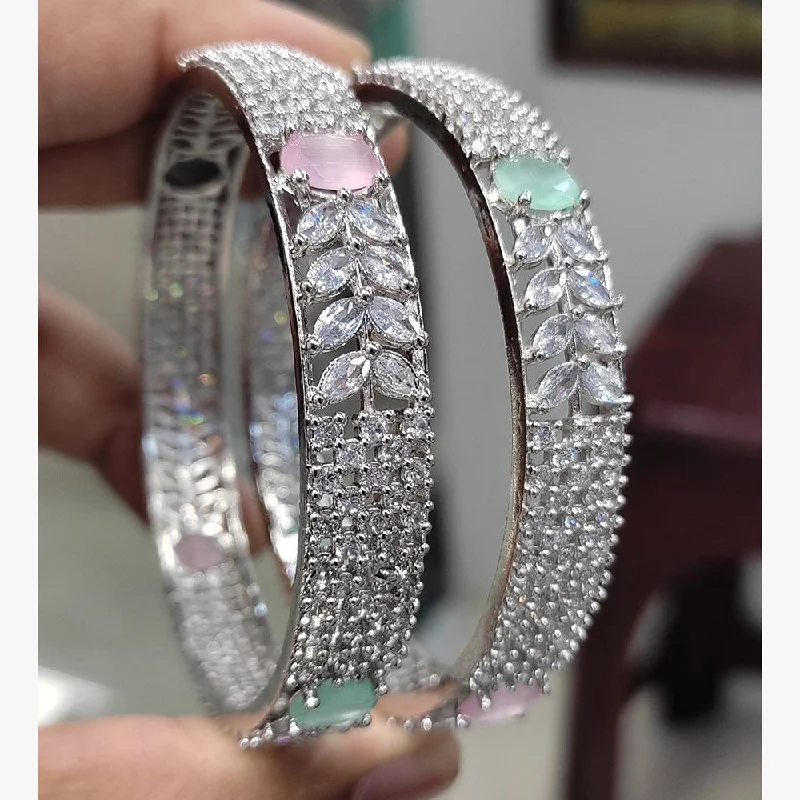Big Discounts On Elegant Jewelry Collections Aamrapali Gold Plated AD Bangle