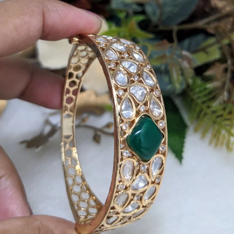 Flash Jewelry Sale – Get Stunning Pieces At Low Prices Aamrapali Gold Plated Kundan Openable Bangle Flash Jewelry Sale – Get Stunning Pieces At Low Prices Aamrapali Gold Plated Kundan Openable Bangle