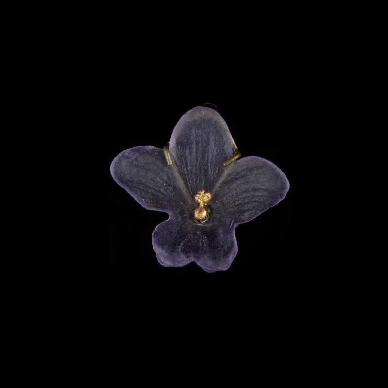 Don't Miss Out On Jaw-Dropping Jewelry Discounts African Violet Lapel Pin