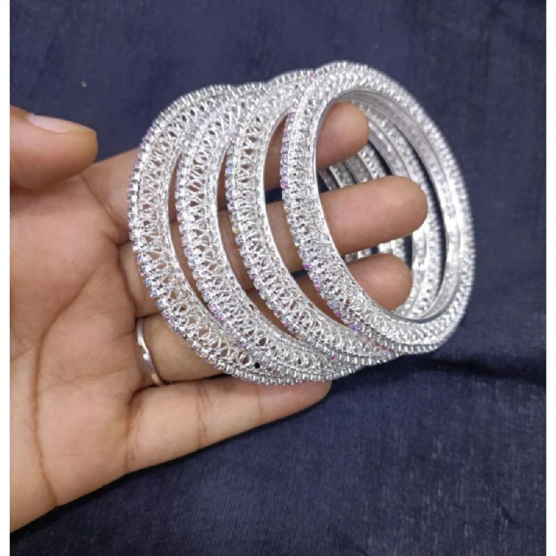 Limited-Time Jewelry Sale – Don't Miss These Deals Akruti Collection Silver Plated Bangles Set Limited-Time Jewelry Sale – Don't Miss These Deals Akruti Collection Silver Plated Bangles Set