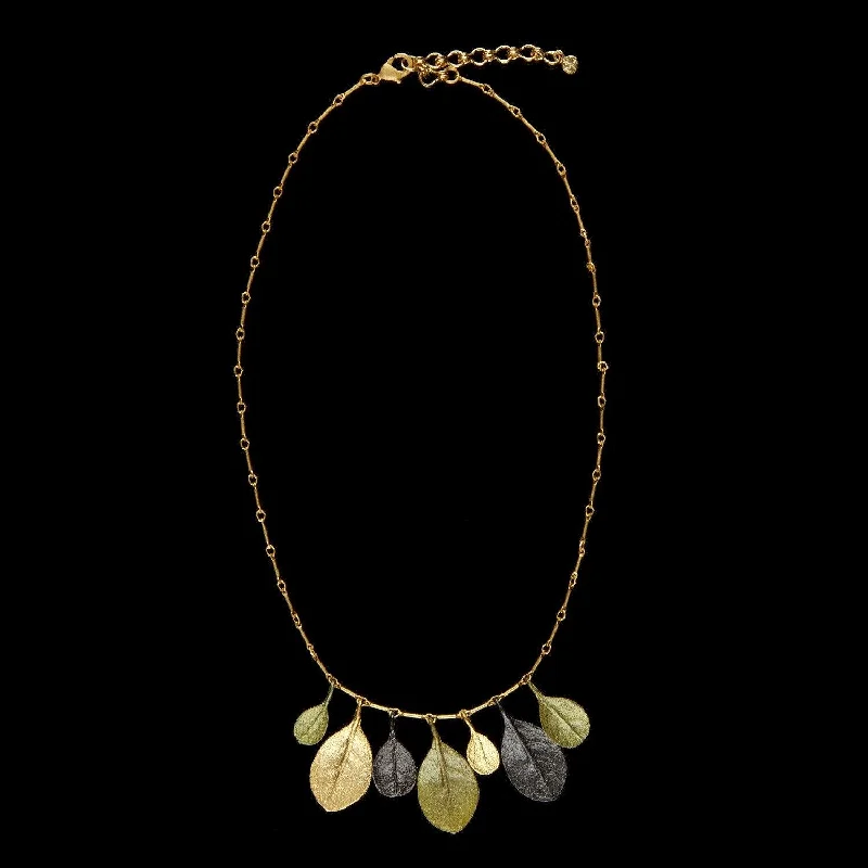Limited-Stock Jewelry Sale – Shop Before It's Gone Bahamian Bay Necklace - Tri Colour Large Leaf Limited-Stock Jewelry Sale – Shop Before It's Gone Bahamian Bay Necklace - Tri Colour Large Leaf