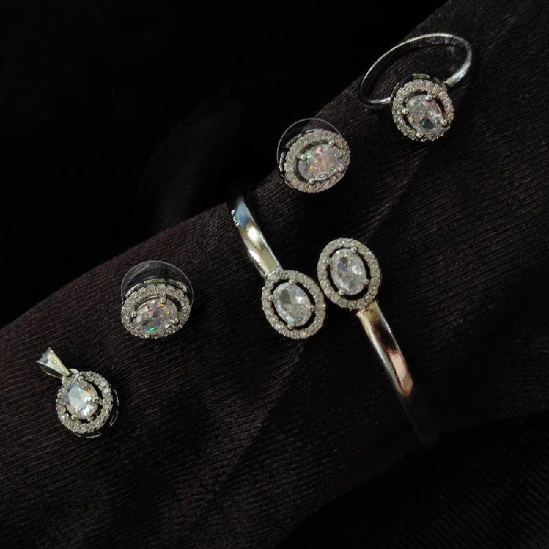 Fashion-Forward Jewelry At Incredible Prices Bhavi Jewel Silver Plated Ad Stone Combos Fashion-Forward Jewelry At Incredible Prices Bhavi Jewel Silver Plated Ad Stone Combos
