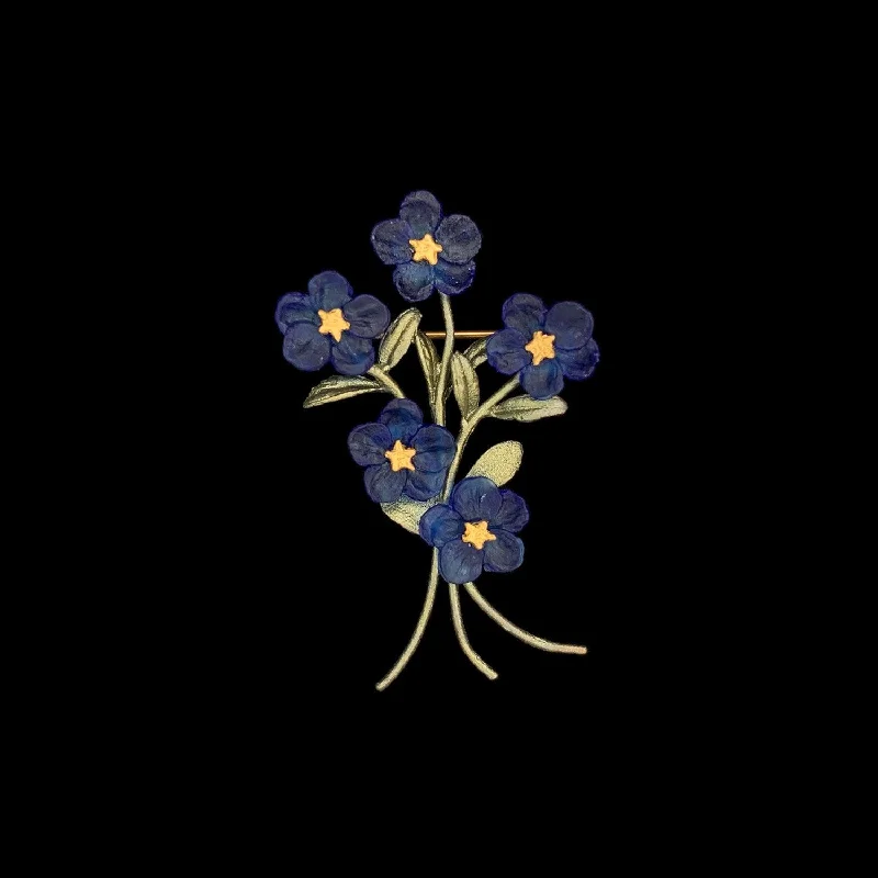 Fashion-Forward Geometric Jewelry For Contemporary Style Blue-Eyed Mary Brooch