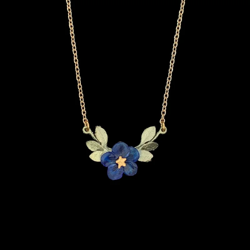 Limited Stock On Premium Jewelry At Low Prices Blue-Eyed Mary Pendant - Single Flower Limited Stock On Premium Jewelry At Low Prices Blue-Eyed Mary Pendant - Single Flower