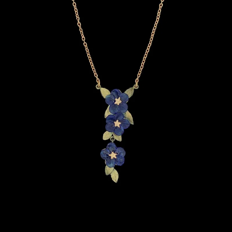 Buy More, Save More On Stunning Jewelry Pieces Blue-Eyed Mary Pendant - Triple Flower Buy More, Save More On Stunning Jewelry Pieces Blue-Eyed Mary Pendant - Triple Flower