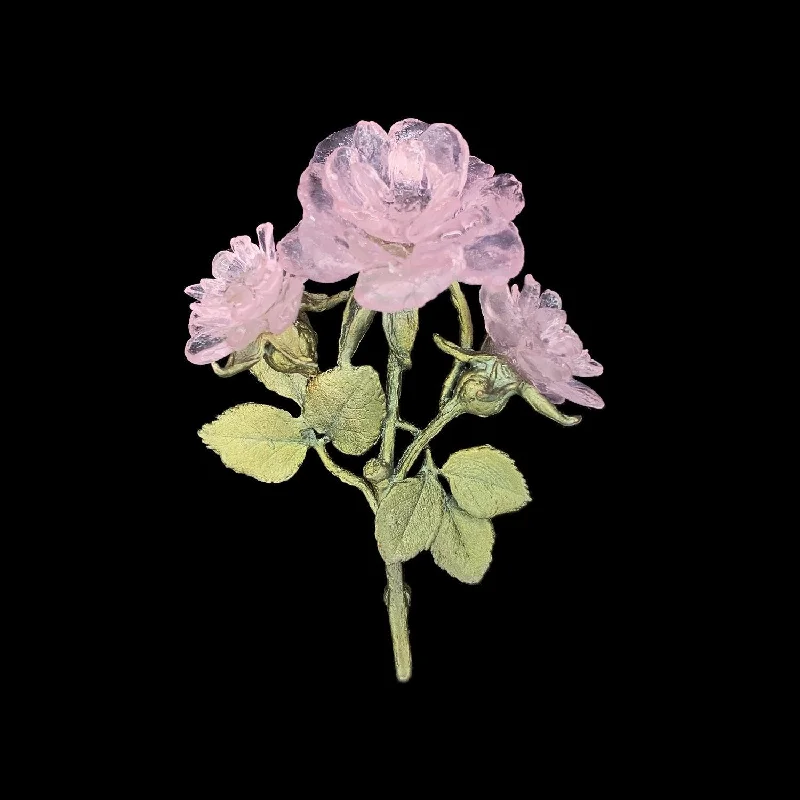 Unmissable Discounts On Timeless Jewelry Pieces Blushing Rose Brooch - Statement