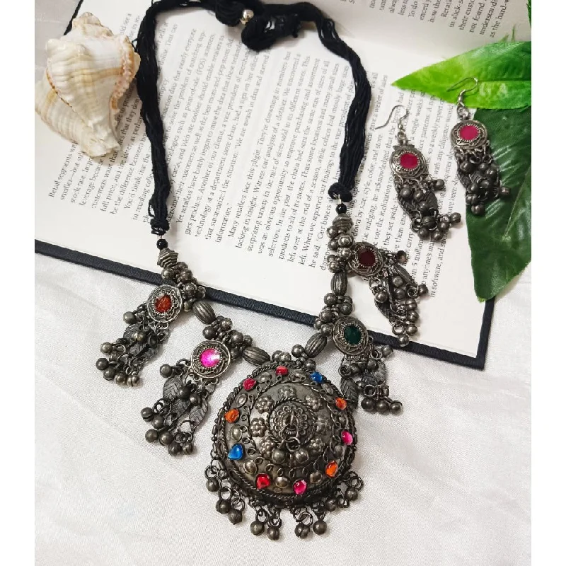 Buy More, Save More On Stunning Jewelry Designs JewelMaze Oxidised Plated Long Necklace Set - 10681170OX Buy More, Save More On Stunning Jewelry Designs JewelMaze Oxidised Plated Long Necklace Set - 10681170OX