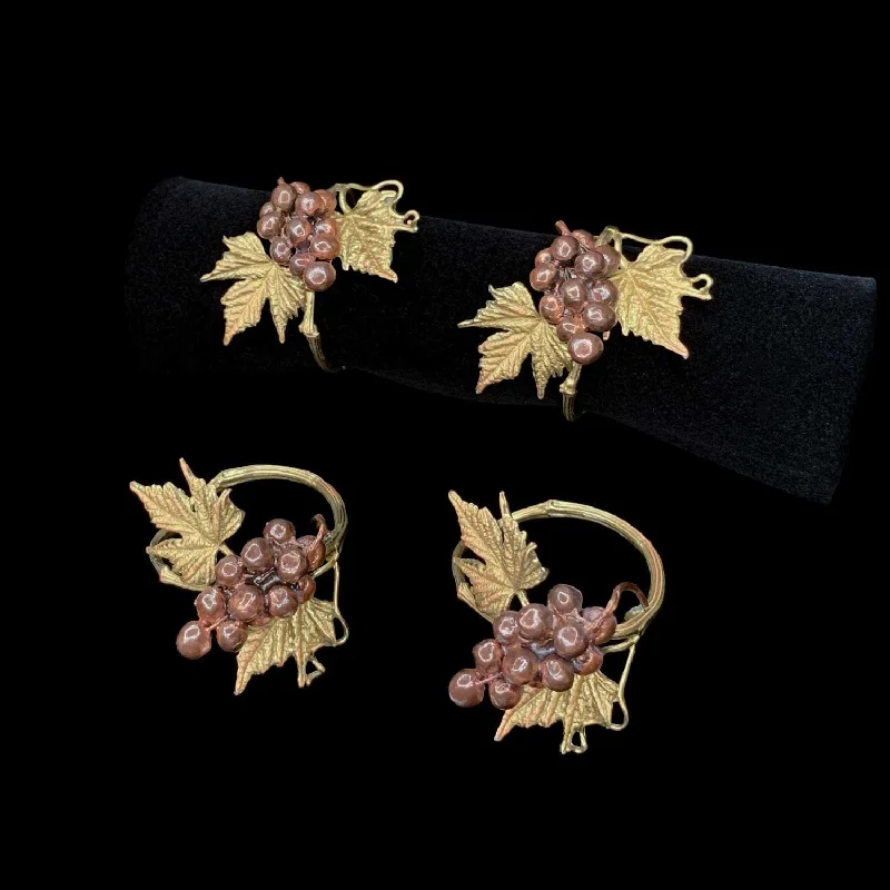 Affordable Luxury Jewelry For Every Occasion Cabernet Napkin Rings