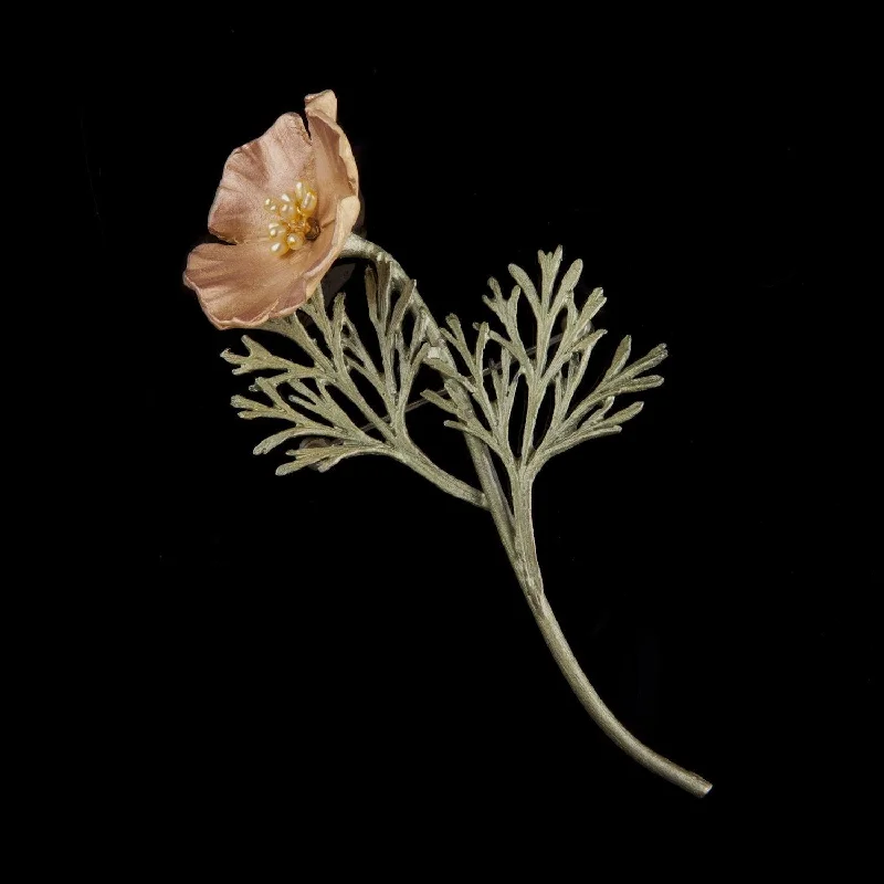 Fashion-Forward Jewelry At Incredible Prices California Poppy Brooch