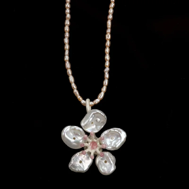 Stunning Jewelry At A Fraction Of The Price Cherry Blossom Pendant - Single Flower
