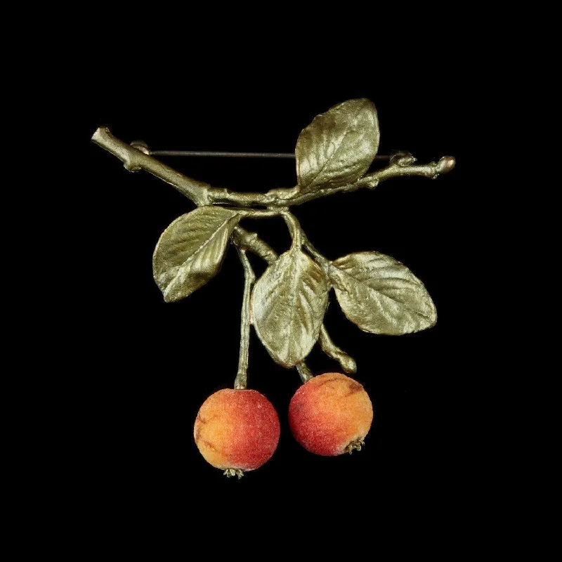 Elegant Designs, Unbeatable Discounts – Shop Jewelry Now Crab Apple Brooch