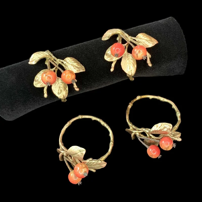 Sparkle More For Less – Jewelry Sale Happening Now Crab Apple Napkin Rings