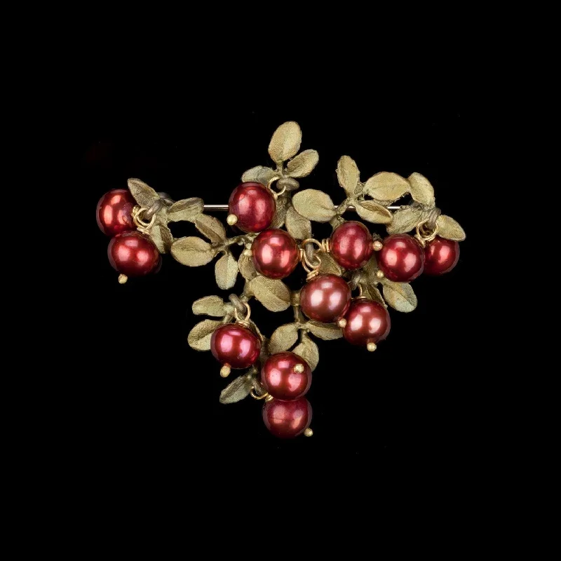 High-Quality Jewelry At A Fraction Of The Cost Cranberry Brooch