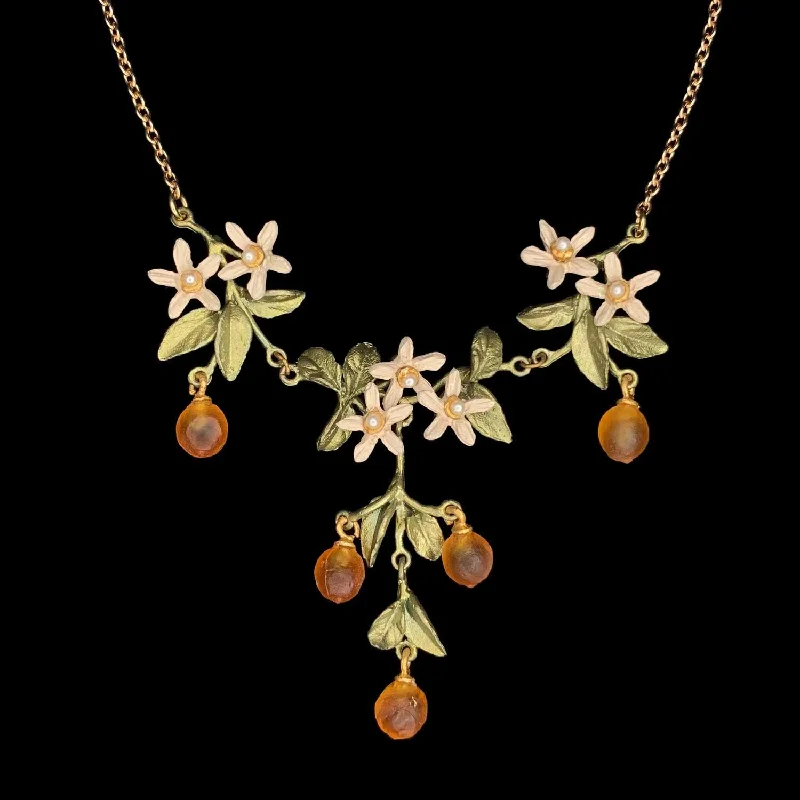 Jewelry Sale Alert – Shop Timeless Elegance Today Dainty Orange Blossom Necklace