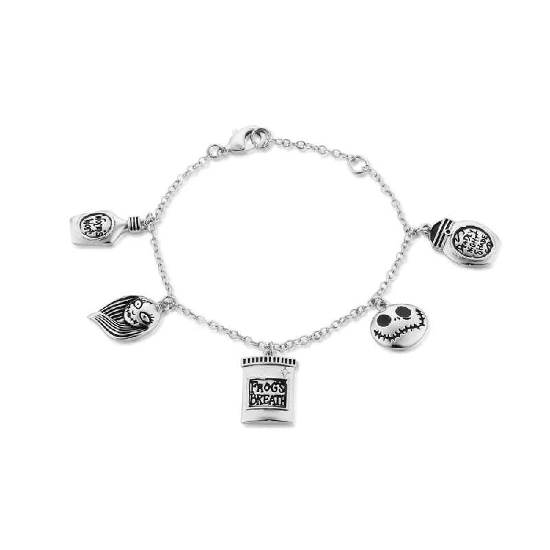 Jewelry Clearance Sale – Final Reductions Disney Jack & Sally White Gold Plated Spell Charm 19cm Bracelet Jewelry Clearance Sale – Final Reductions Disney Jack & Sally White Gold Plated Spell Charm 19cm Bracelet
